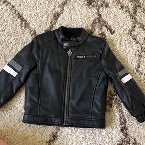 Non leather skull jacket